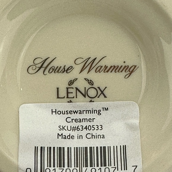 Lenox House Warming Collection Sugar Bowl With Lid and Creamer Set Ivory… - Picture 6 of 15
